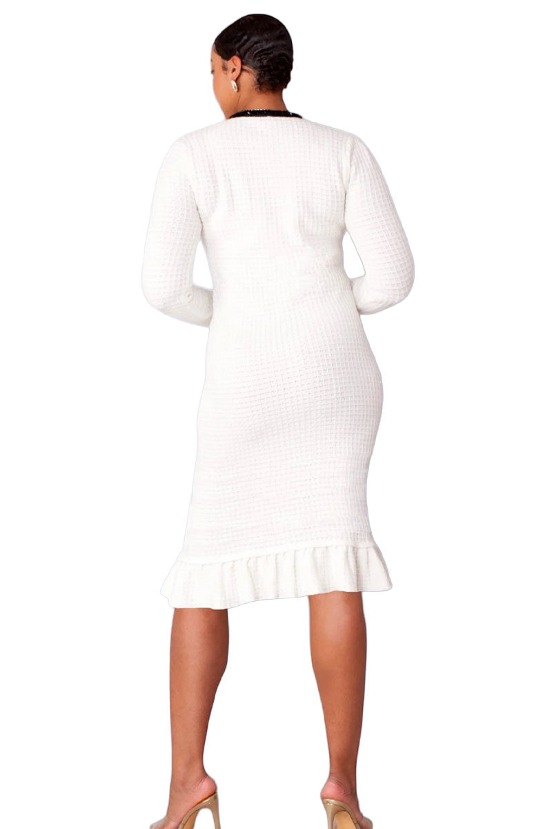 knit church dresses Lily And Taylor 738-H Church Dress