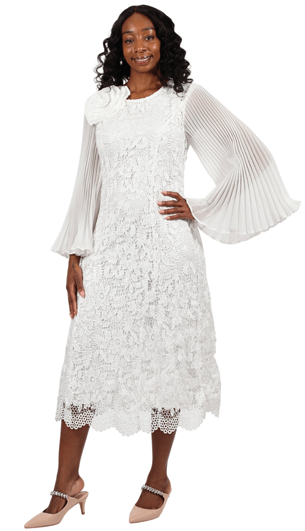 Lace Church Dress 9099