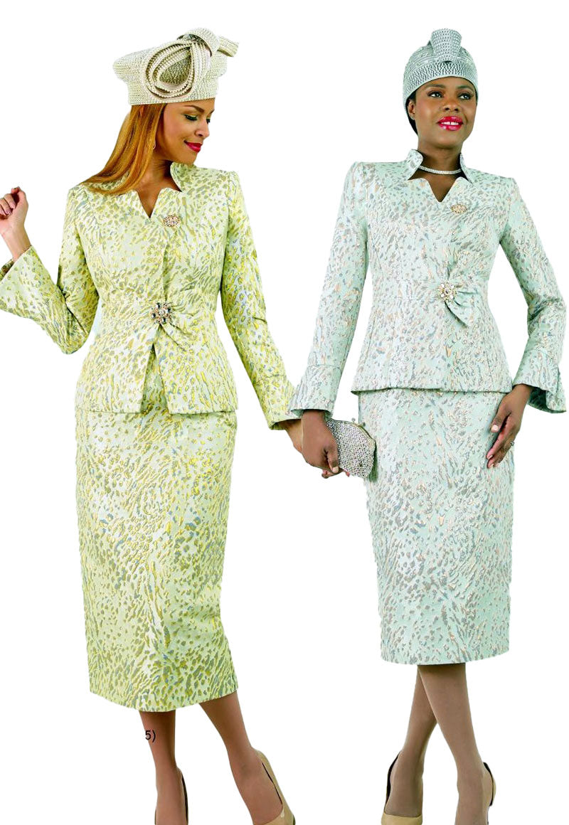 Lily And Taylor Skirt Suit 5060 - Church Suits For Less