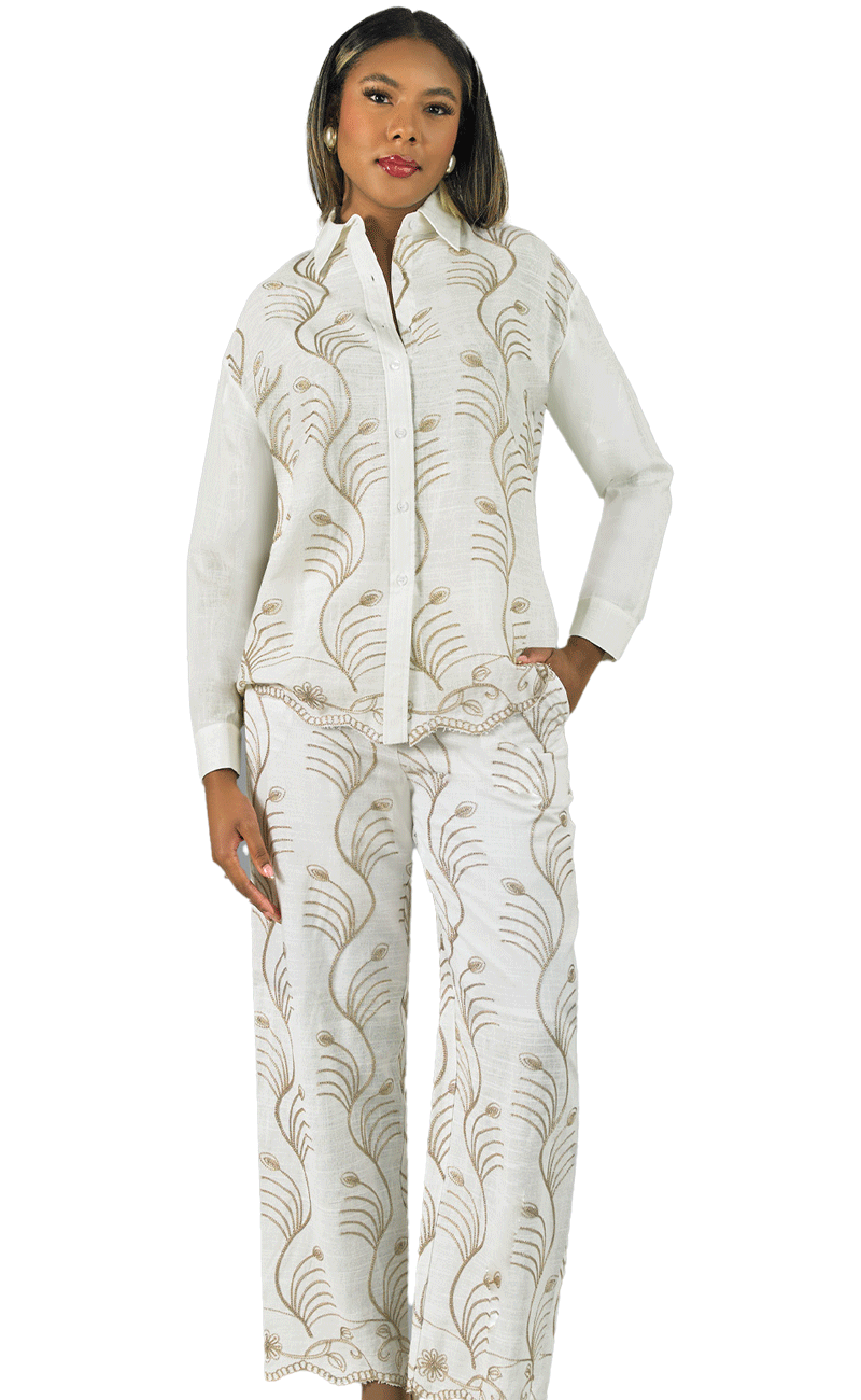 Lily And Taylor Pant Suit 5051 - Church Suits For Less