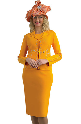 Lily And Taylor Suit 769-Dark Yellow