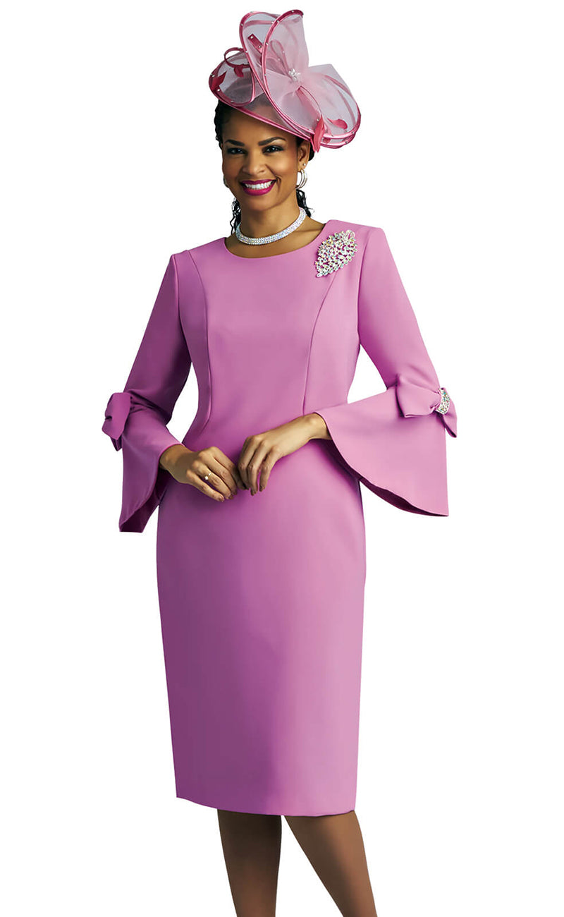Lily And Taylor Dress 4154-Rose - Church Suits For Less