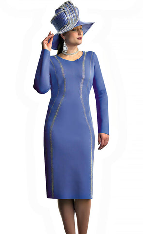 Lily And Taylor Dress 797-Lavender - Church Suits For Less