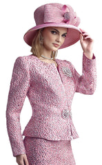 Lily And Taylor Suit 4863-Pink - Church Suits For Less