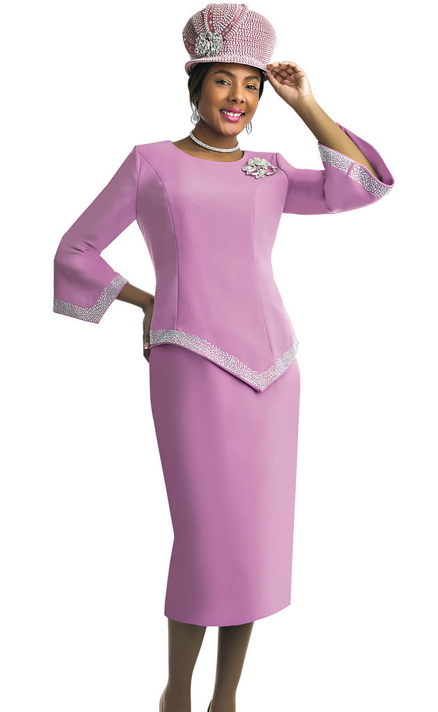 Lily And Taylor Suit 4471-Rose - Church Suits For Less