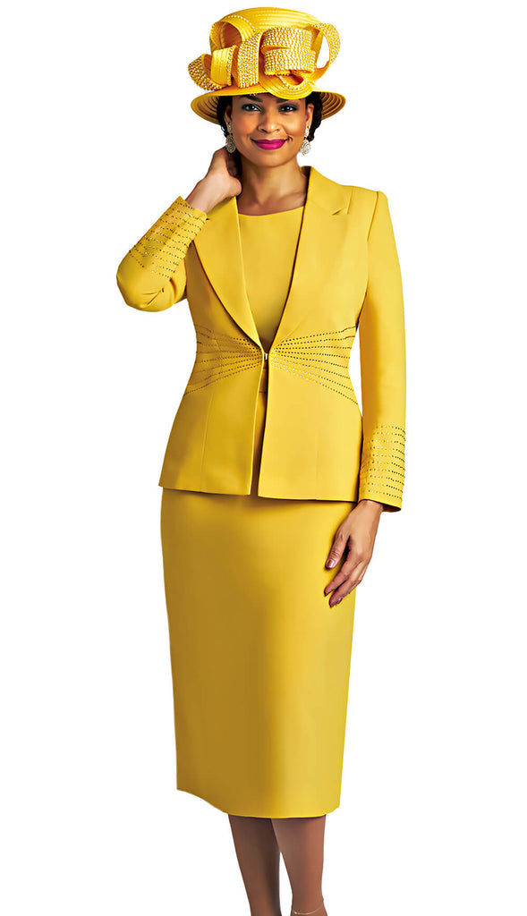 Lily And Taylor Suit 4744-Honey - Church Suits For Less