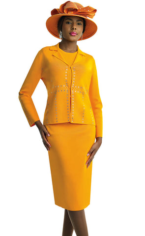 Lily And Taylor Suit 769-Yellow