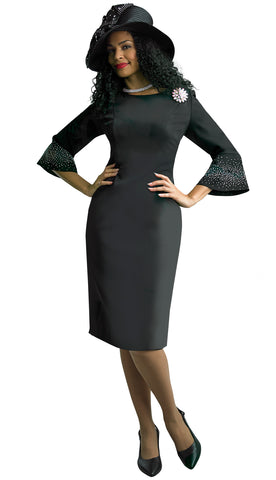 Lily And Taylor Dress 4092-Black - Church Suits For Less