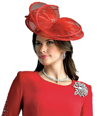 Lily and Taylor Hat H121-Red