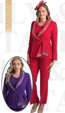 Lily And Taylor Pant Suit 4373