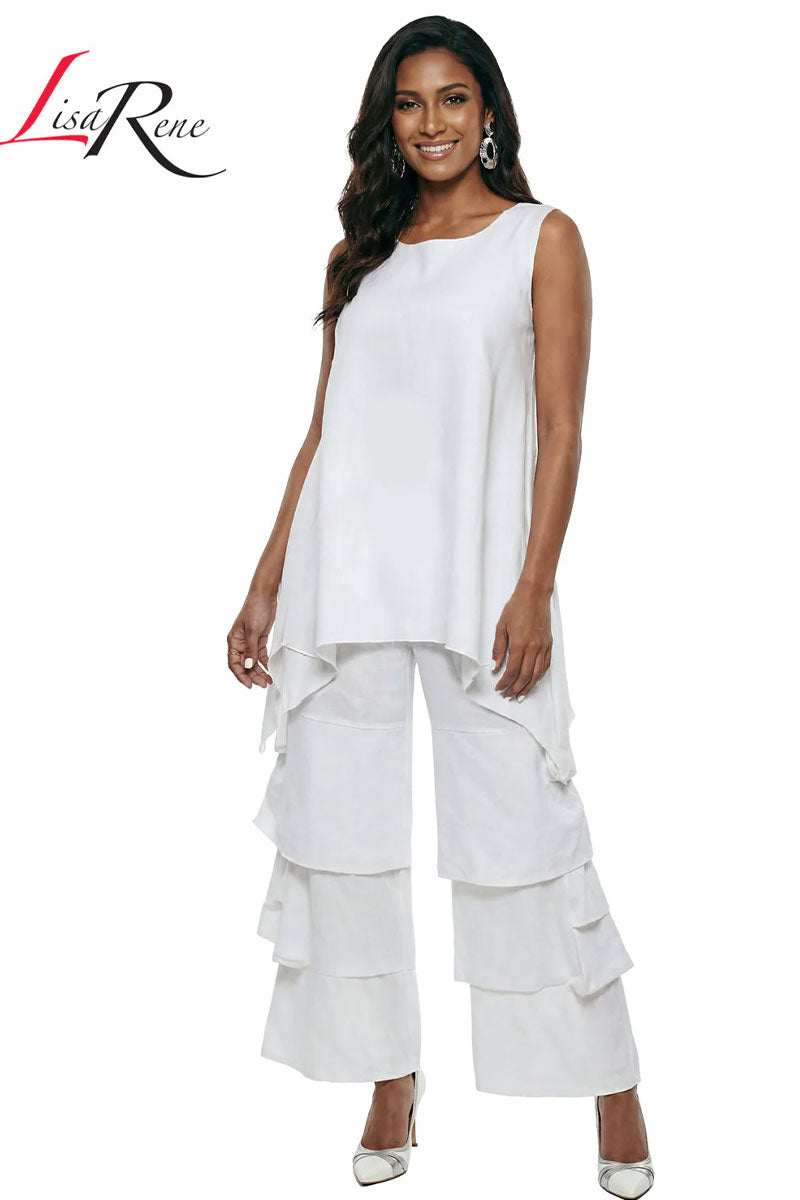 Lisa Rene By Donna Vinci 3390-White – Church suits for less