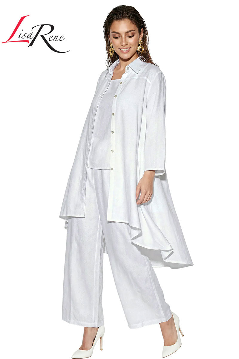 Lisa Rene By Donna Vinci 3392-White