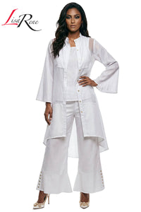 Lisa Rene By Donna Vinci 3393-White
