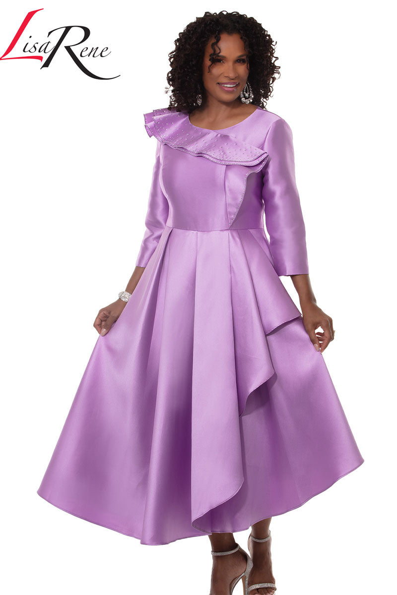 Lisa Rene Church Dress 3380-Lavender