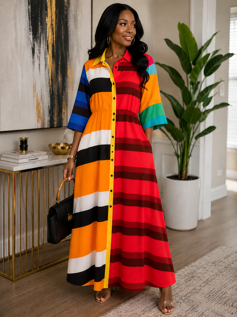 Love The Queen BY Donna Vinci 17456C Multi – Church suits for less