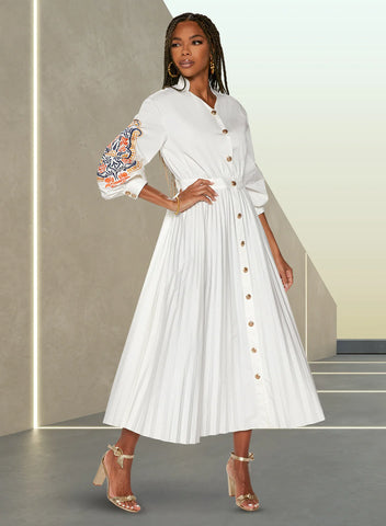 Love The Queen Dress 17527 - Church Suits For Less