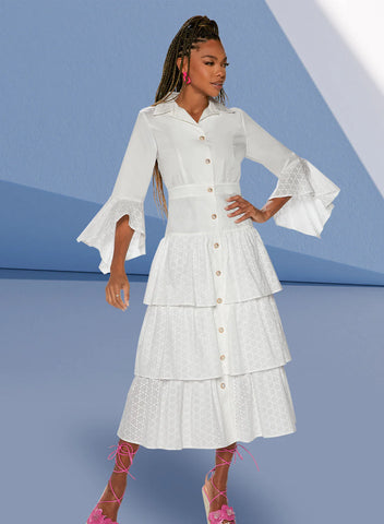 Love The Queen Dress 17528 - Church Suits For Less