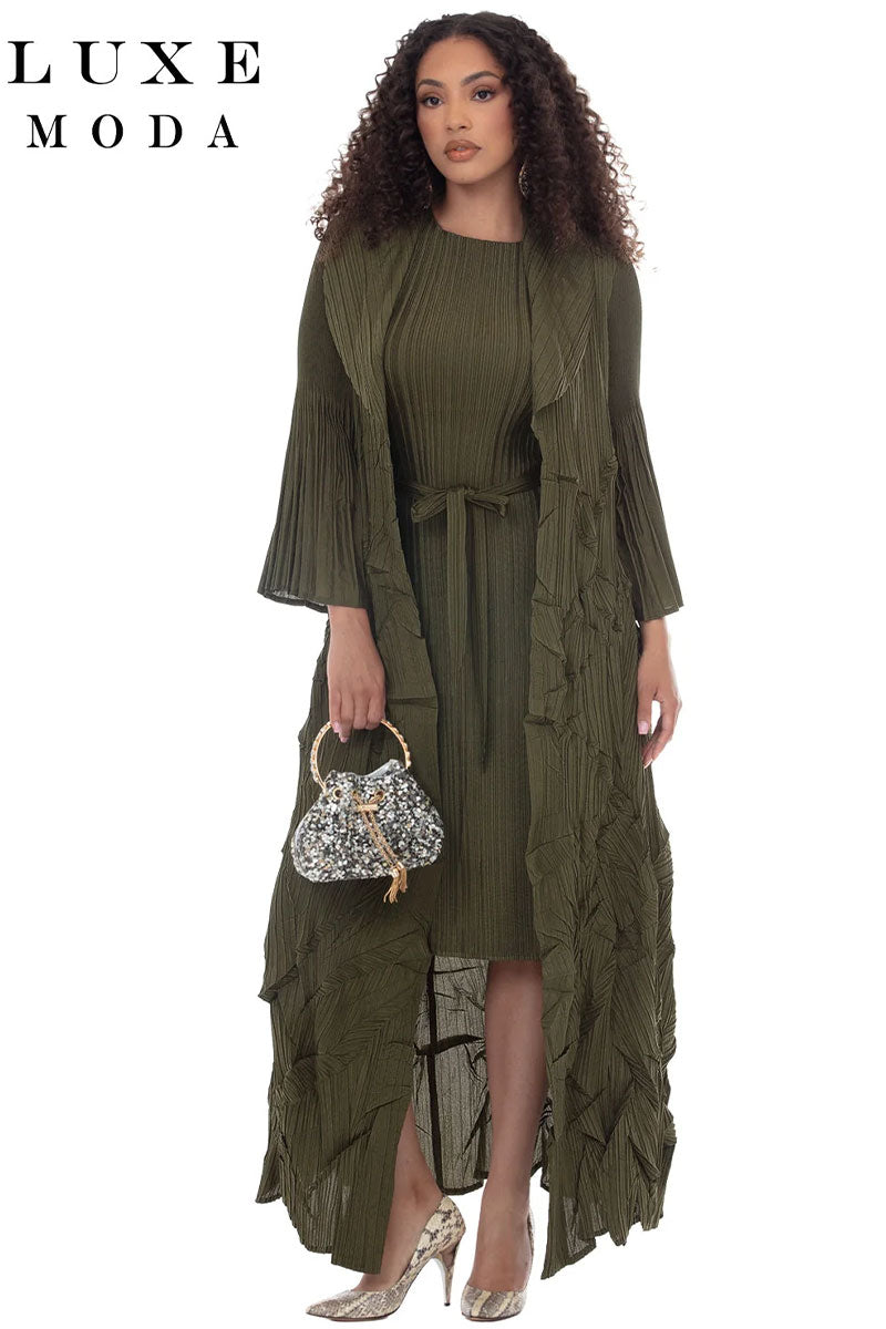 Luxe Moda By Donna Vinci 566-Olive