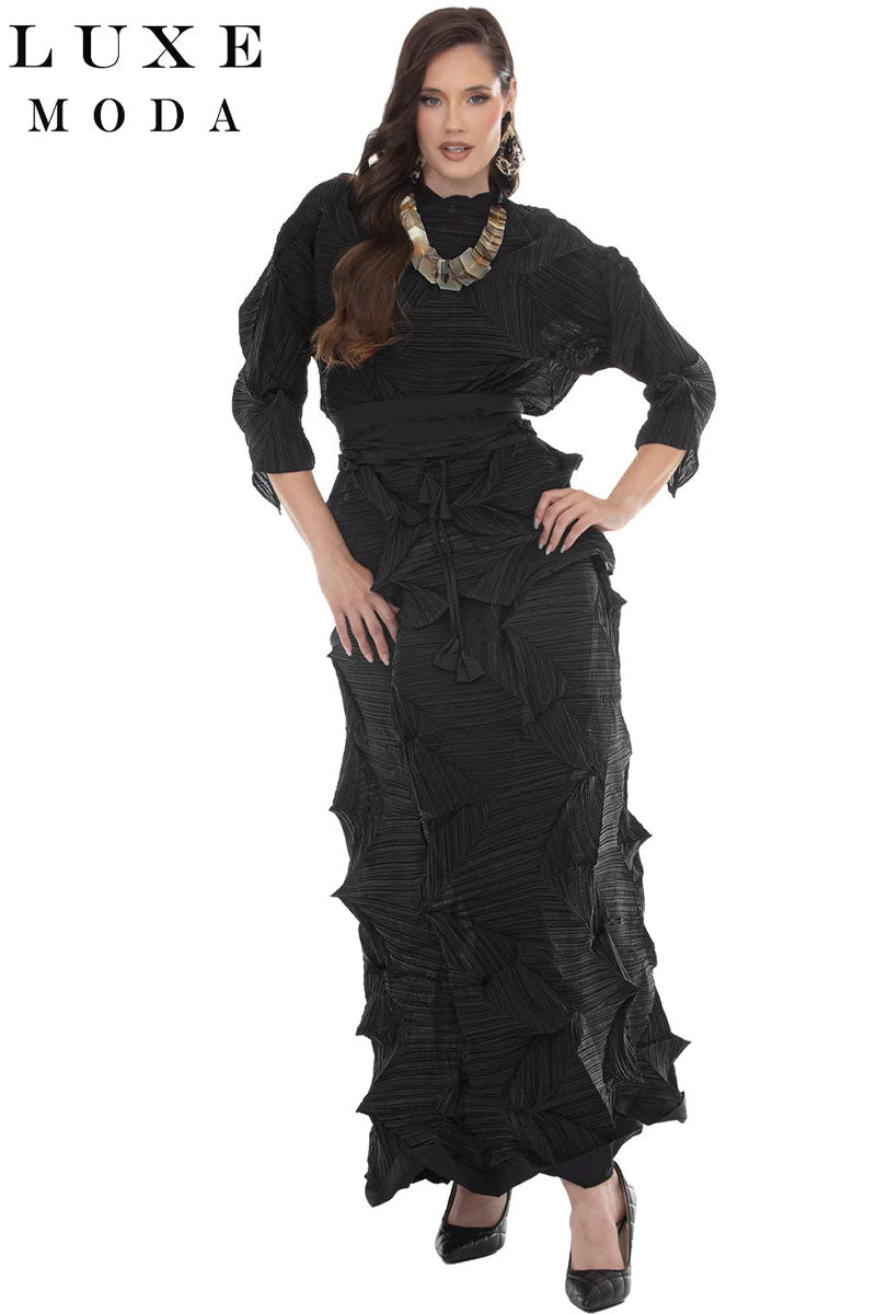 Luxe Moda By Donna Vinci 568-Black