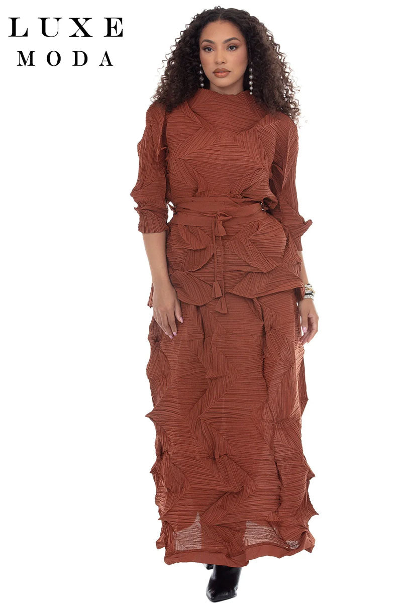 Luxe Moda By Donna Vinci 568-Clay
