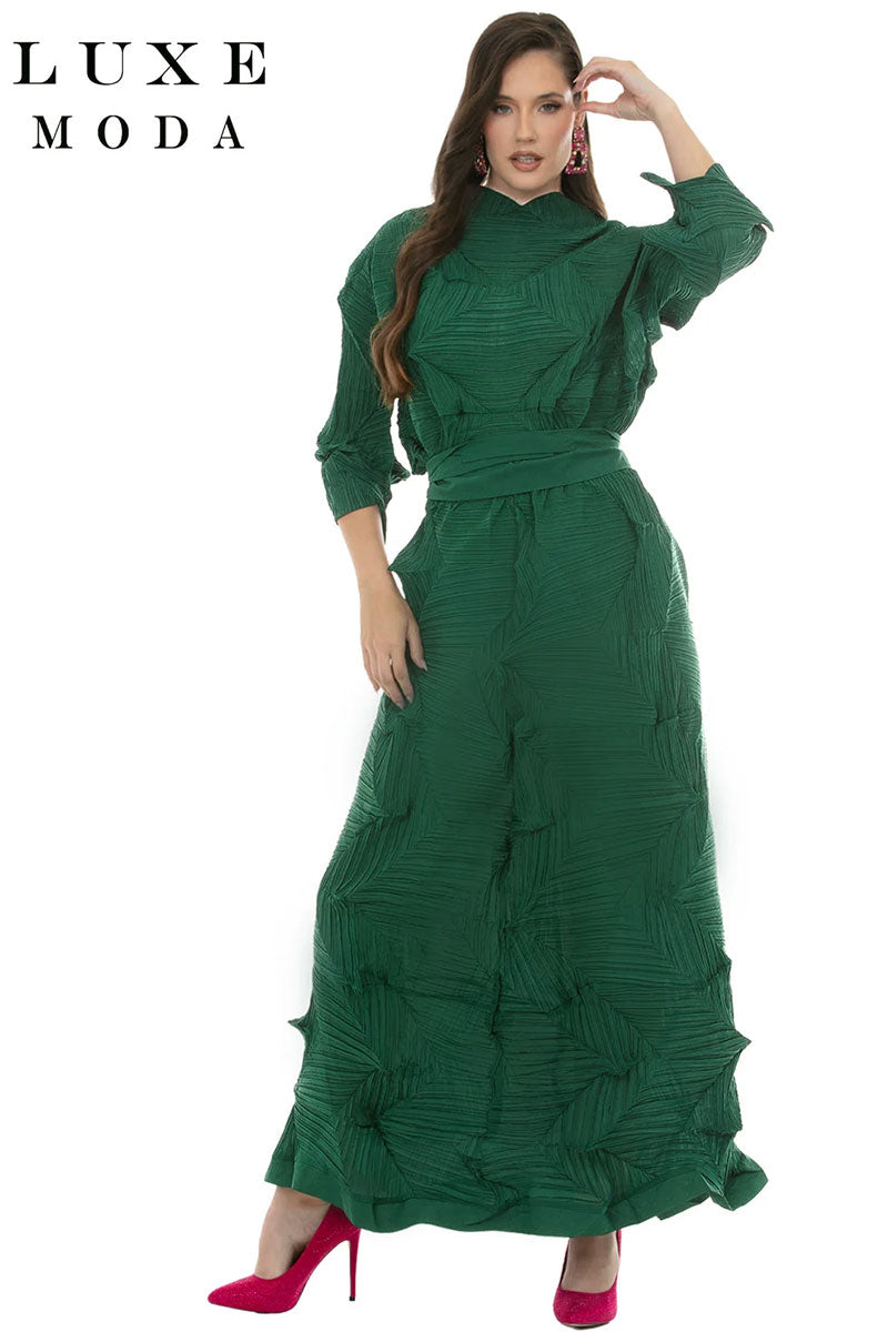 Luxe Moda By Donna Vinci 568-Hunter Green