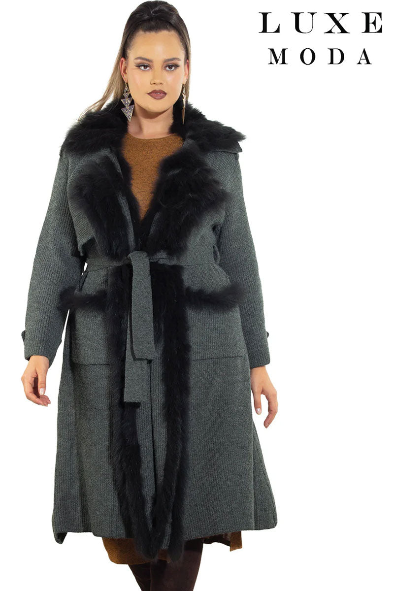 Luxe Moda By Donna Vinci 490-Charcoal
