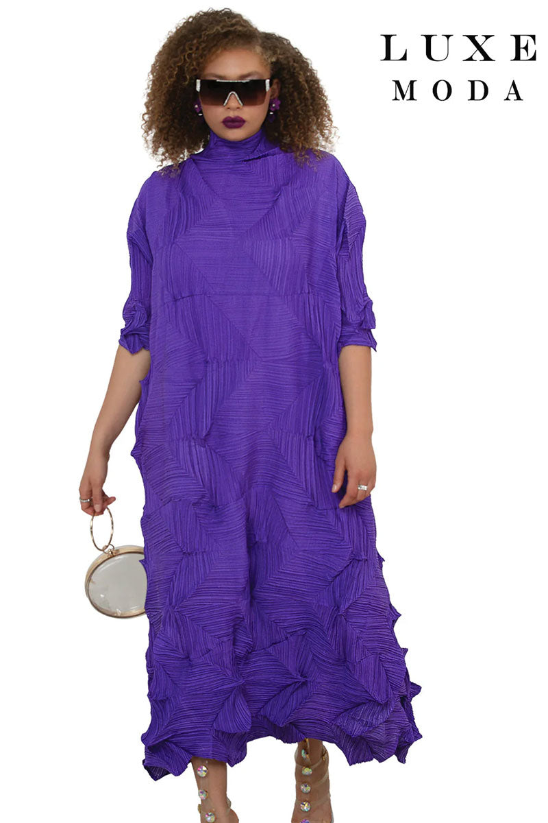 Luxe Moda By Donna Vinci 511-Purple
