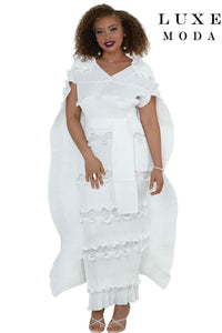 Luxe Moda By Donna Vinci 517-White