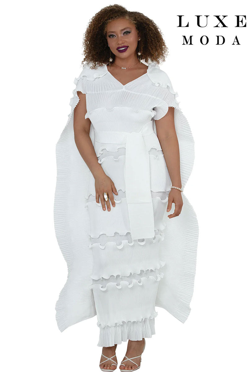 Luxe Moda By Donna Vinci 517-White