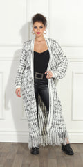 Luxe Moda Ruffle Cardigan LM280 - Church Suits For Less