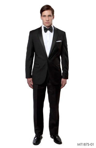 Men's Bryan Michaels Suits MT187SC Black