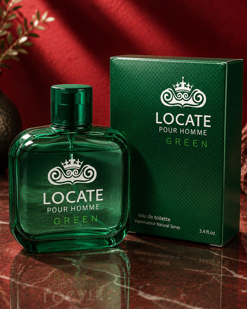 Men Cologne Locate Green
