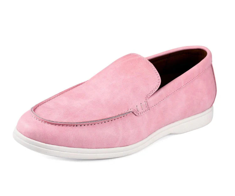 Men Casual Loafers- Deniz Pink