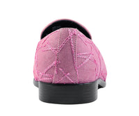 Men Dress Shoe Bow Pink