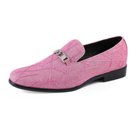 Men Dress Shoe Bow Pink