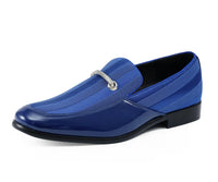 Men Dress Shoe Mat Royal Blue