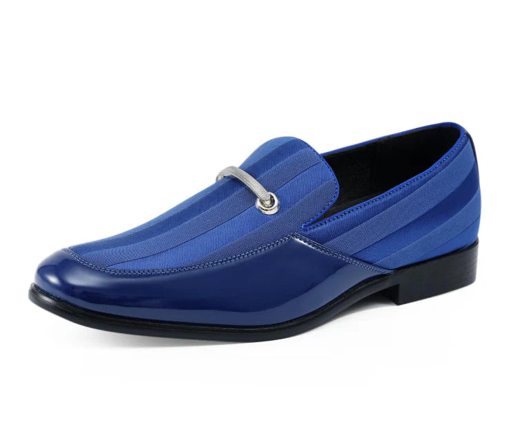 Men Dress Shoe Mat Royal Blue