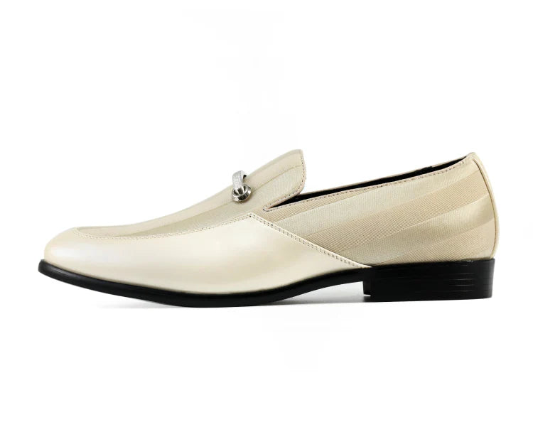 Men Dress Shoe Mat Taupe