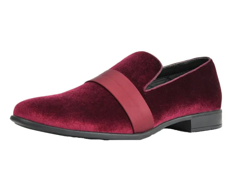 Men Dress Shoes-Knight Burgundy, Burgundy / 13