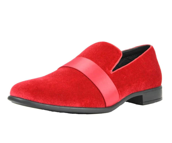 Men Dress Shoes-Knight Red - Church Suits For Less
