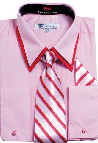 Copy of Men Dress Shirt SG-14C-Pink