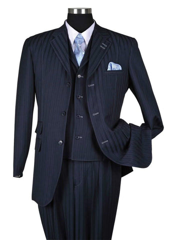 Milano Moda Suit 5267VC-Navy