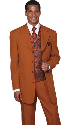 Milano Moda Suit 6903VC-Rust