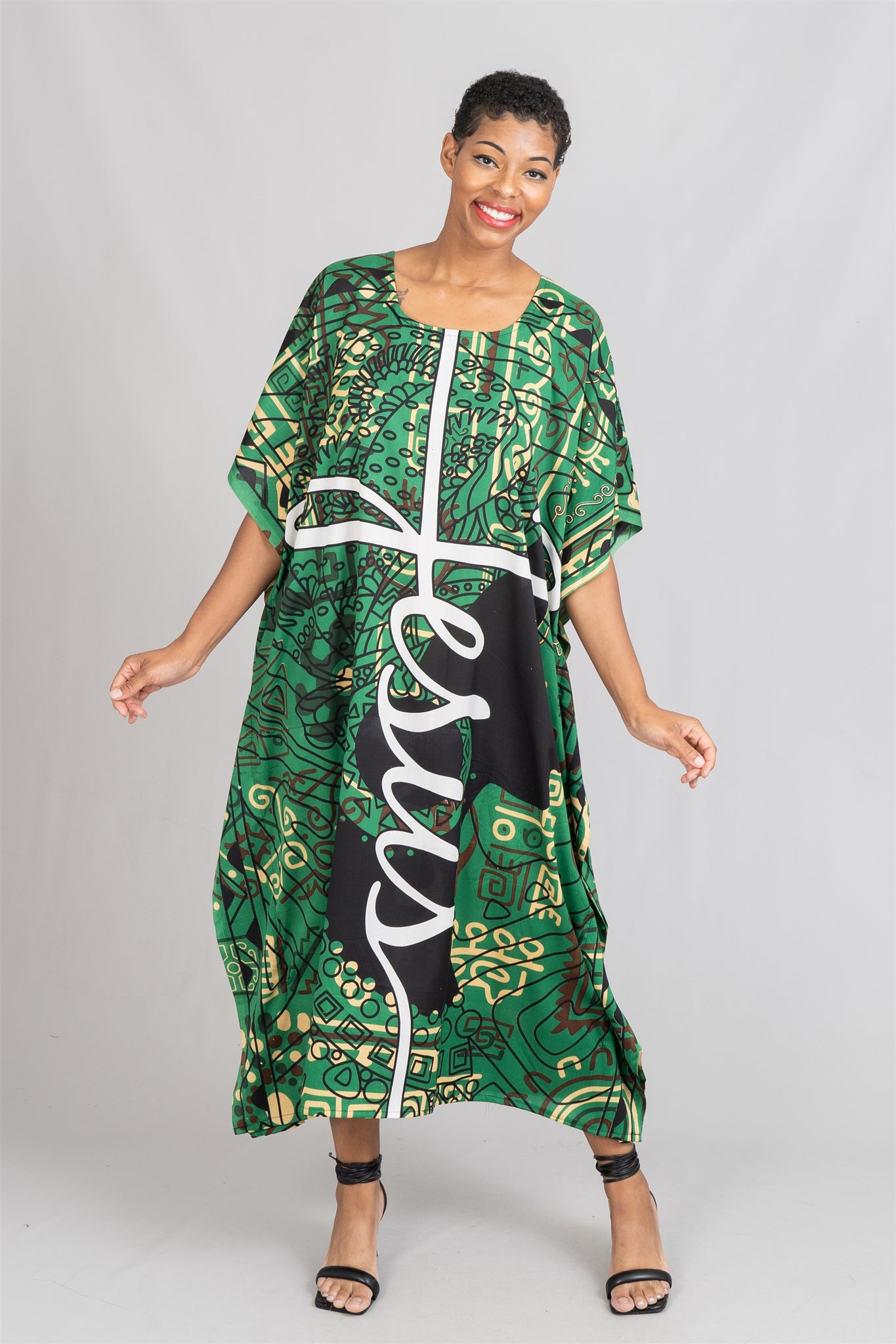 Women Kaftan Dress PNA1453A - Church Suits For Less