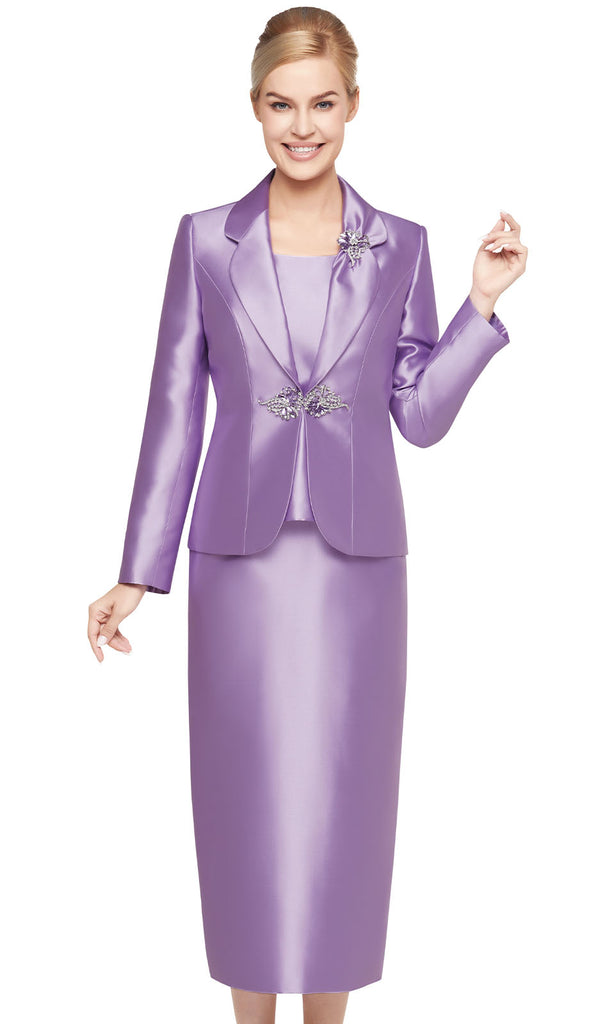 Nina Massini Church Suit 2368-Lavender - Church Suits For Less