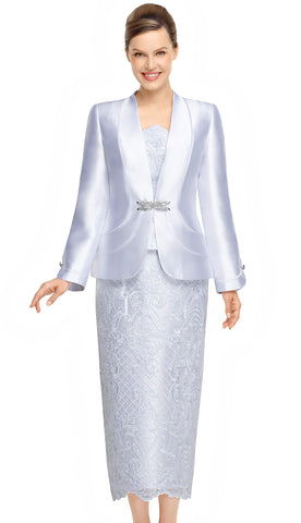 Nina Massini Church Suit 3062-White