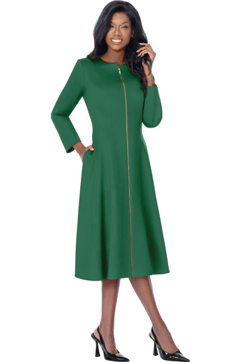 Church Dress by Nubiano 101151-Emerald