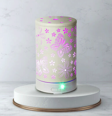 Oil Disfuser Butterflies-White