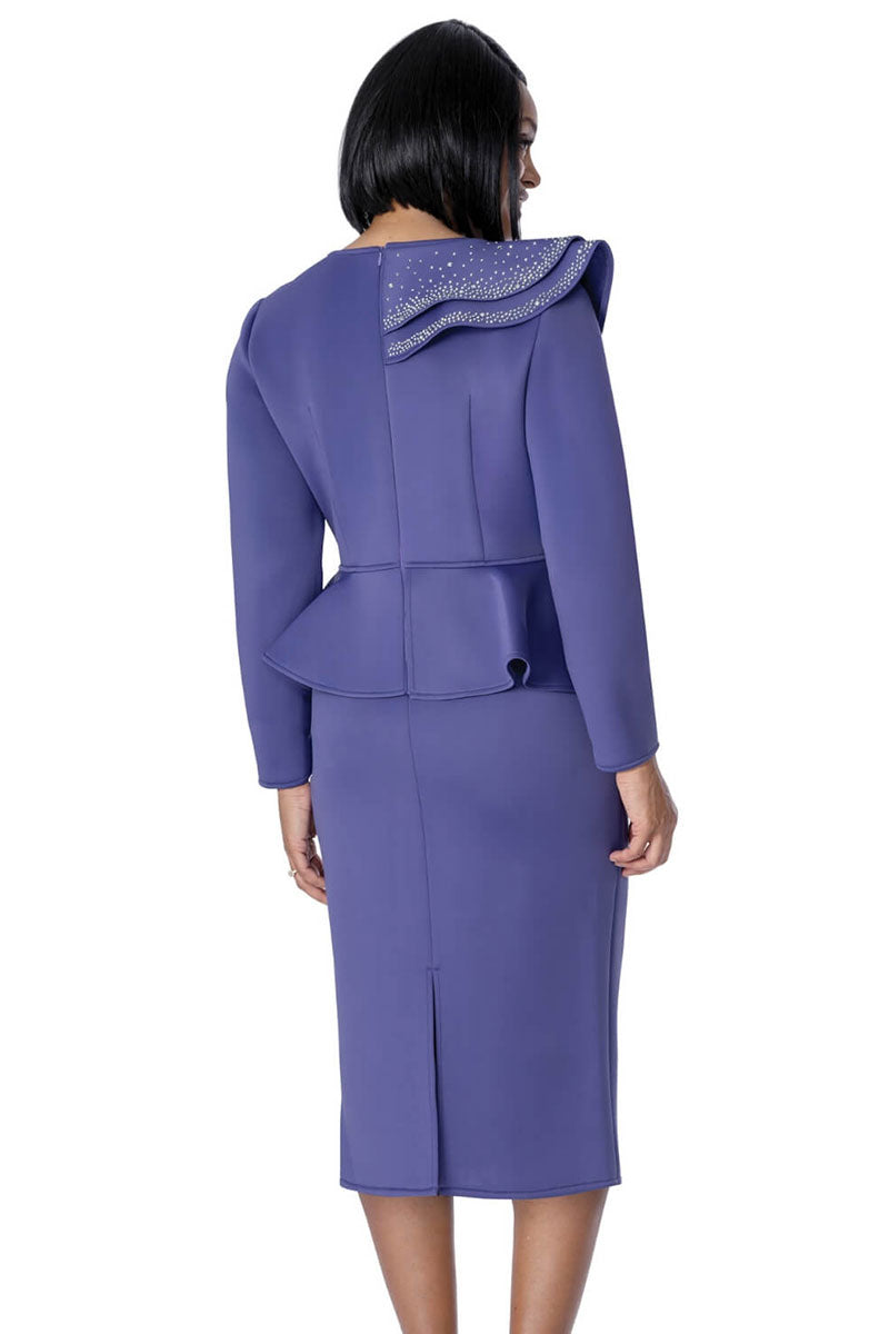 Stellar Looks Church Dress 600461-Purple