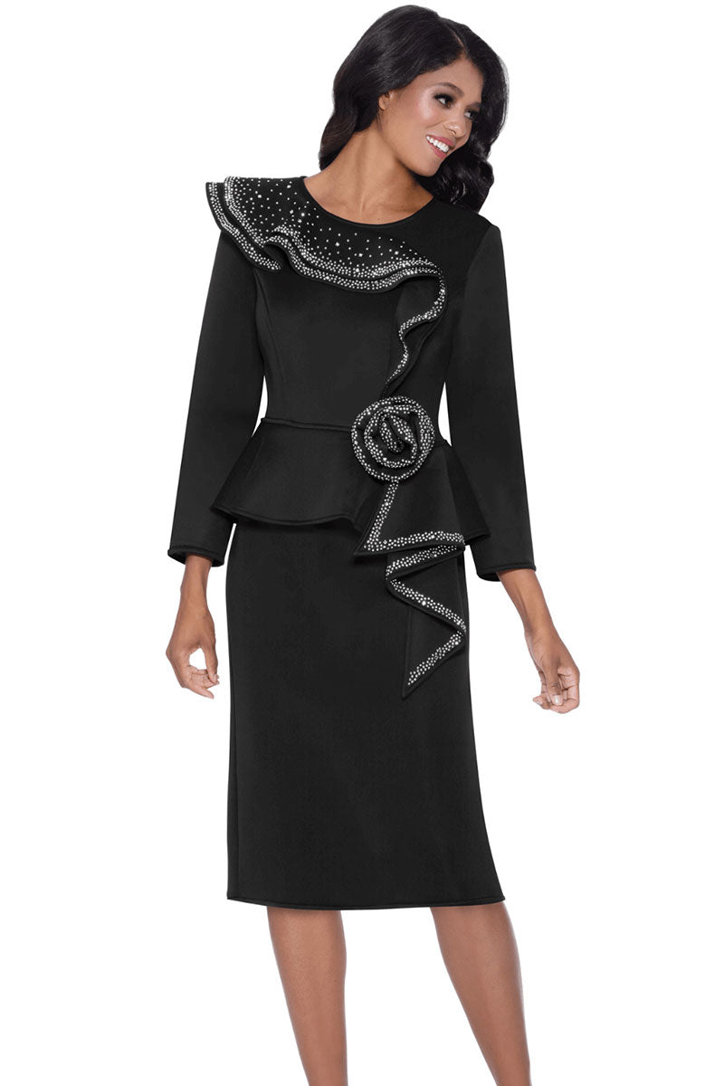 Stellar Looks Church Dress 600461-Black